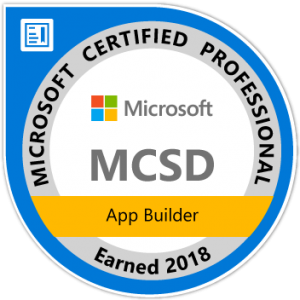 MCSD-App Builder